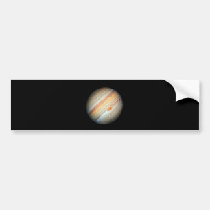 Vy över Planet Jupiter (Hubble Telescope) Bildekal