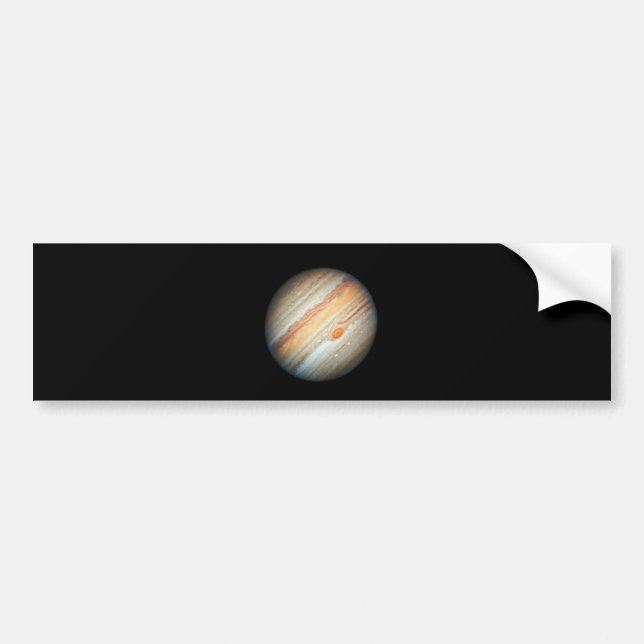 Vy över Planet Jupiter (Hubble Telescope) Bildekal (Framsidan)
