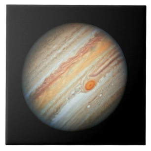 Vy över Planet Jupiter (Hubble Telescope) Kakelplatta