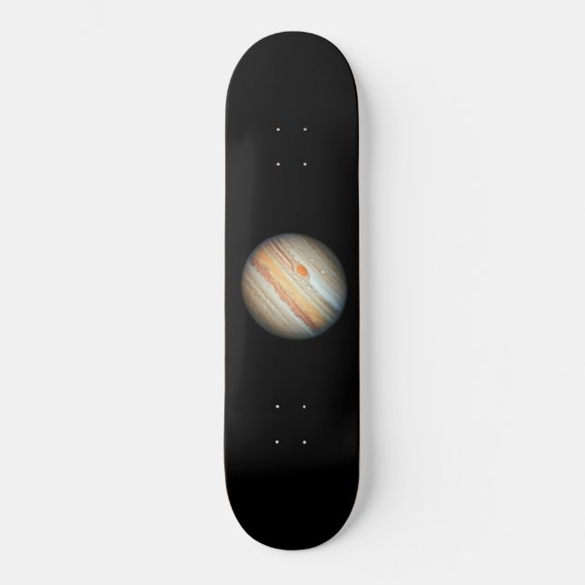 Vy över Planet Jupiter (Hubble Telescope) Mini Skateboard Bräda 18,5 Cm (Framsida)