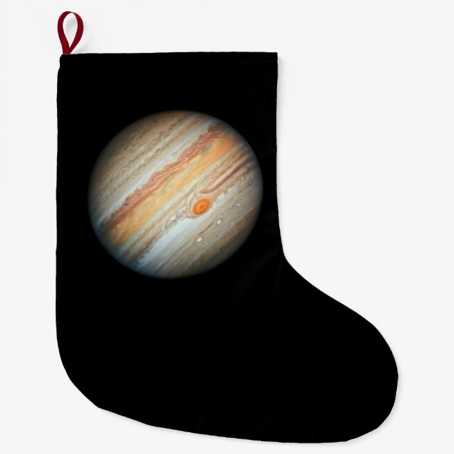 Vy över Planet Jupiter (Hubble Telescope) Stor Julstrumpa (Framsidan)