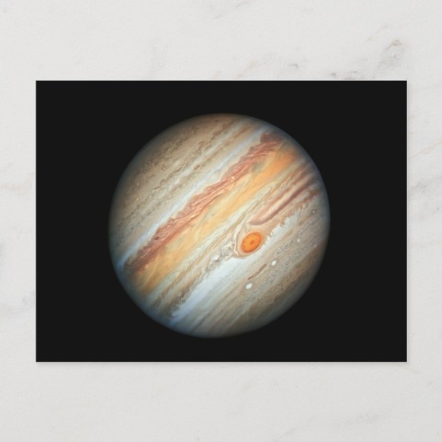 Vy över Planet Jupiter (Hubble Telescope) Vykort (Framsida)