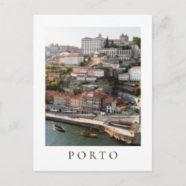 Vy över Porto stad Vykort