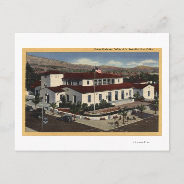 Vy över postkontor nr 2 vykort (Framsida)