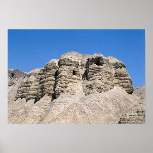 Vy över Qumran Caves Poster (Framsidan)