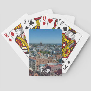 Vy över Riga-staden Casinokort