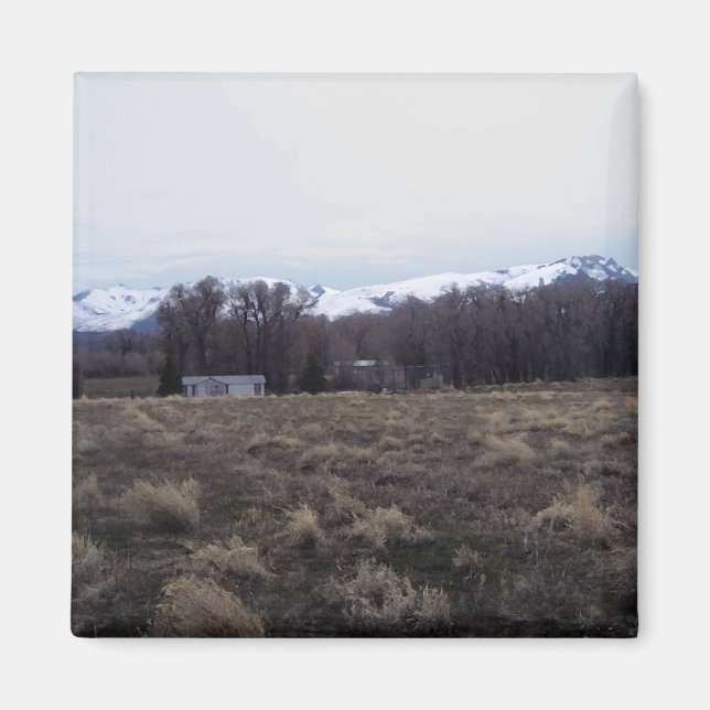 Vy över Ruby-bergen Magnet (Framsidan)