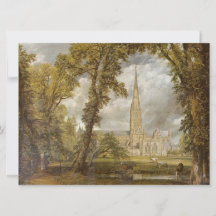 Vy över Salisbury Cathedral (av John Constable)