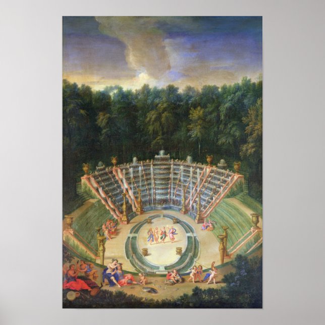 Vy över Salle de Bal Poster (Framsidan)