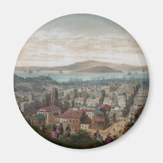 Vy över San Francisco (1860) magnet