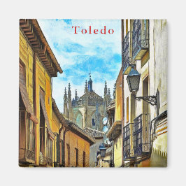 Vy över San Juan de los Reyes kloster Magnet