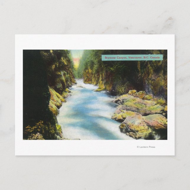 Vy över Seymour Canyon Vykort (Framsida)