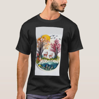 Vy över skogNatur T Shirt