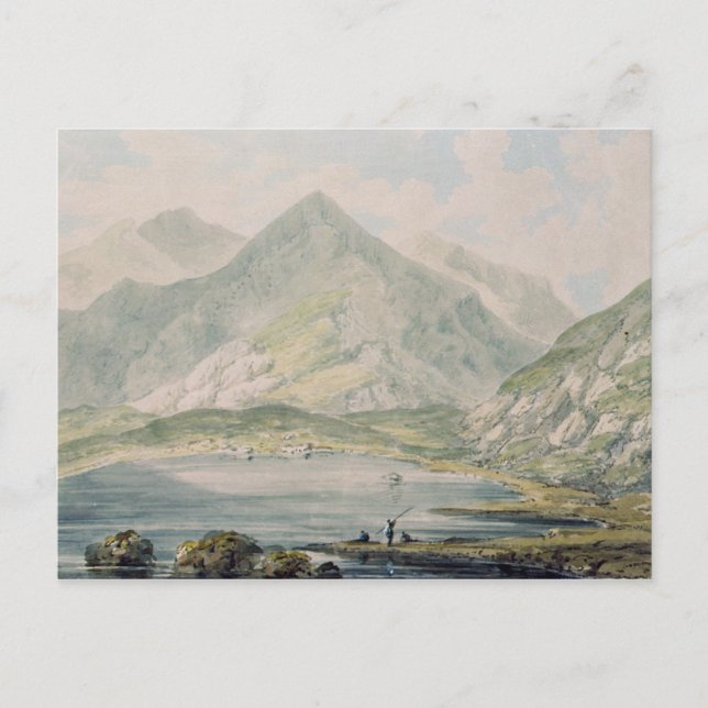 Vy över Snowdon Vykort (Framsida)