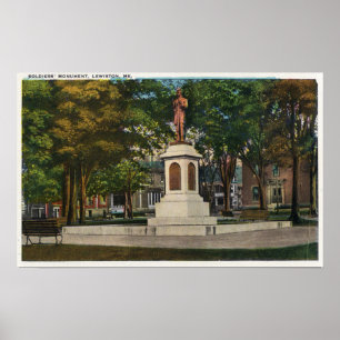 Vy över Soldaternas monument Poster