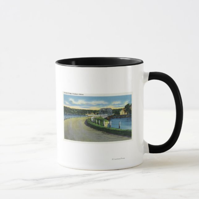 Vy över Southport Bridge Mugg (Höger)