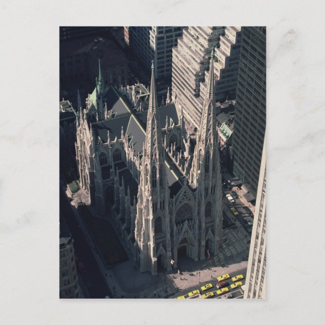 Vy över St. Patricks katedral Vykort (Framsida)