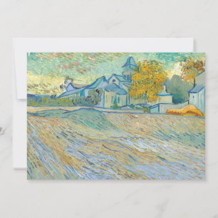 Vy över St. Paul-kyrkan Vincent van Gogh