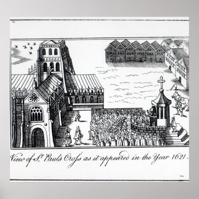 Vy över St. Paul's Kor Poster (Framsidan)