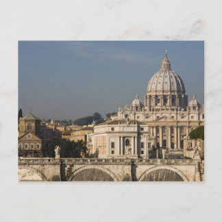 Vy över St Peter's Basilicas domän med Vykort