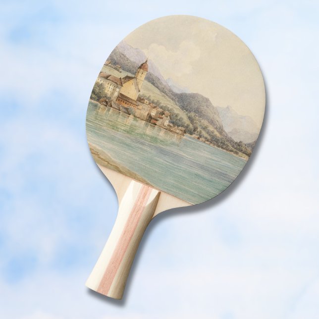 Vy över St. Wolfgang på Sjö Wolfgang Carl Lafite Pingisracket (Skapare uppladdad)