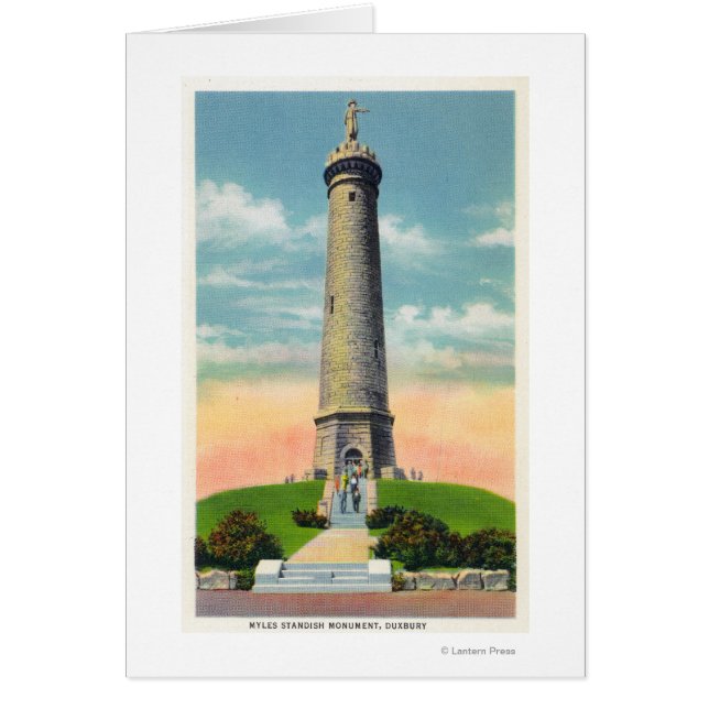 Vy över standardmonument nr 2 hälsningskort (Framsidan)