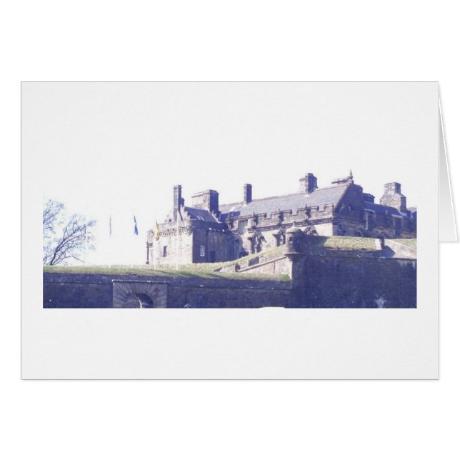 Vy över Stirling Castle Hälsningskort (Framsidan Horizontal)