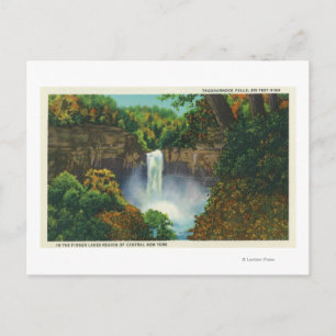 Vy över Taughannock Falls, 215 feet High Vykort