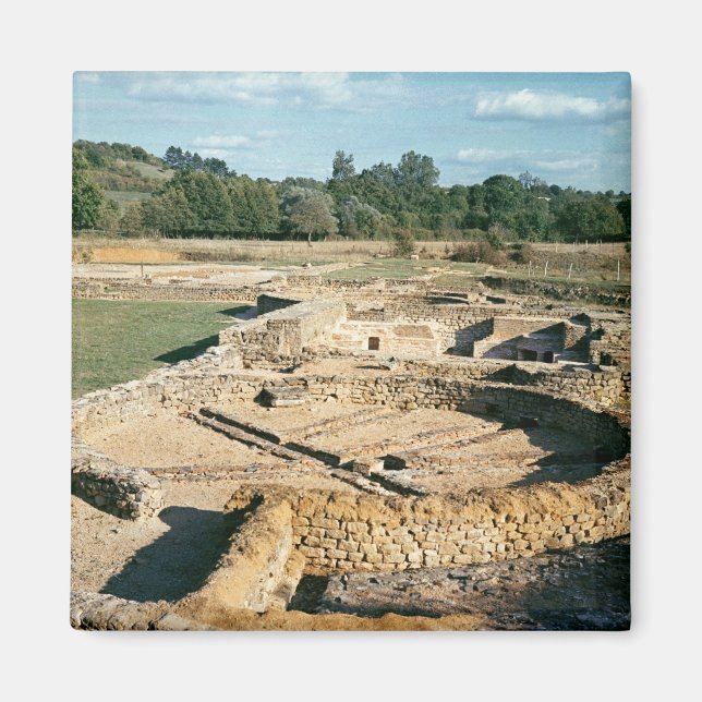 Vy över termiska bad magnet (Framsidan)