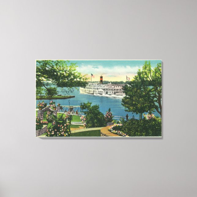 Vy över Toronto Steamer Canvastryck (Framsida)