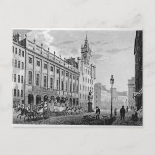 Vy över Town Hall, Exchange, Glasgow Vykort