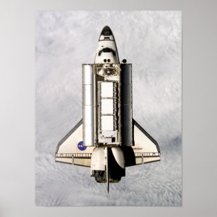 Vy över utrymmeskretseliminering från ISS (STS-113 Poster