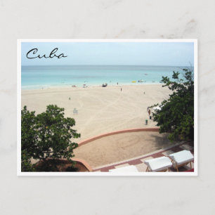 Vy över varadero-strand vykort