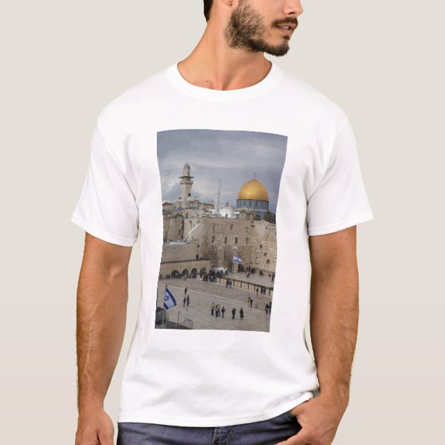 Vy över Västra murens torg, sen eftermiddag T-shirt (Framsida)