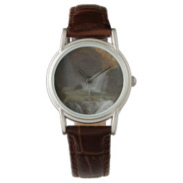 Vy över vattenfallen i Tivoli (av Bidauld) Armbandsur