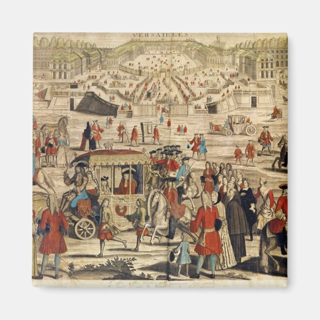 Vy över Versailles Magnet (Framsidan)