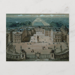 Vy över Versailles Vykort