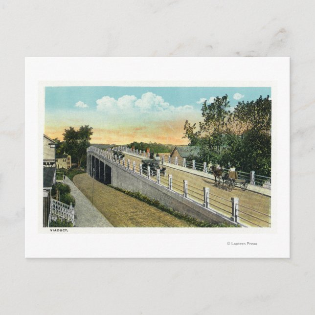 Vy över Viadukten Vykort (Framsida)