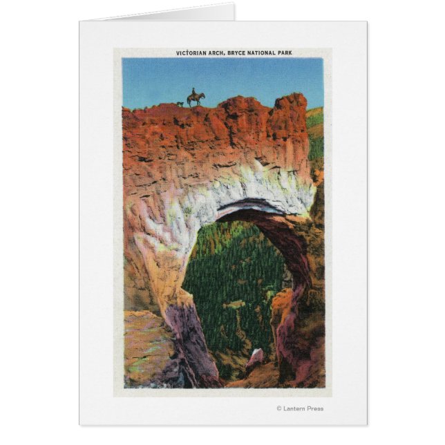 Vy över Victorian Arch Hälsningskort (Framsidan)