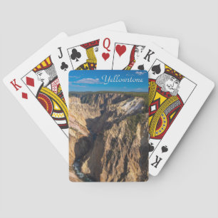 Vy över Yellowstone's Grand Canyon Casinokort