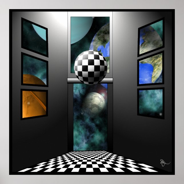 Vy till Surrealism Poster (Framsidan)