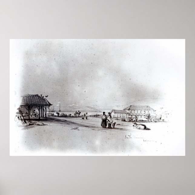 Vy Valparaiso, 1834 Poster (Framsidan)