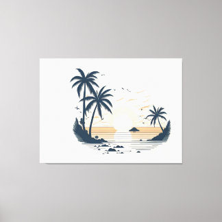 Vy vid utsidan canvastryck