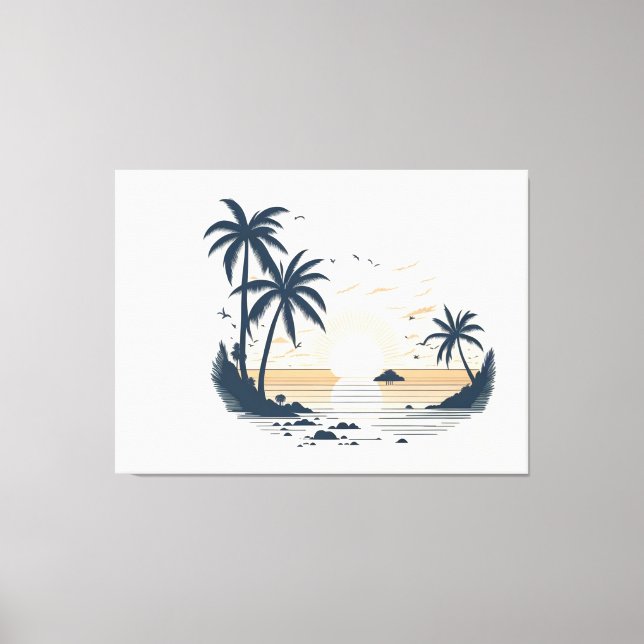 Vy vid utsidan canvastryck (Framsida)