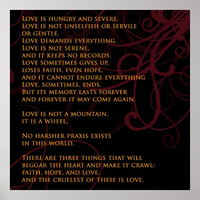 Vyalas Psalm Poster (Framsidan)