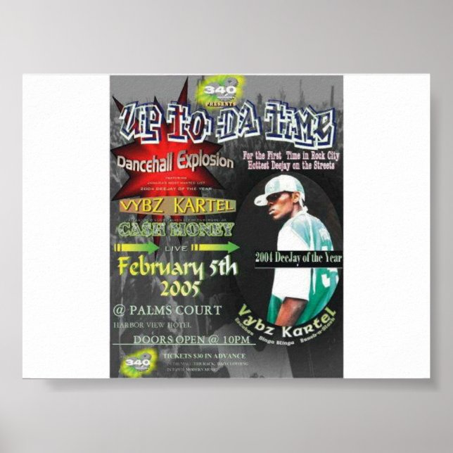 Vybz Kartel Poster (Framsidan)