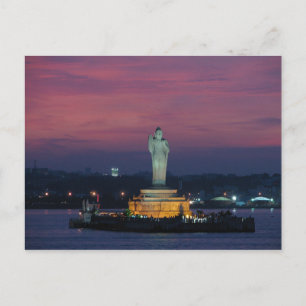 vycard Hyderabad Sjö, Indien Vykort