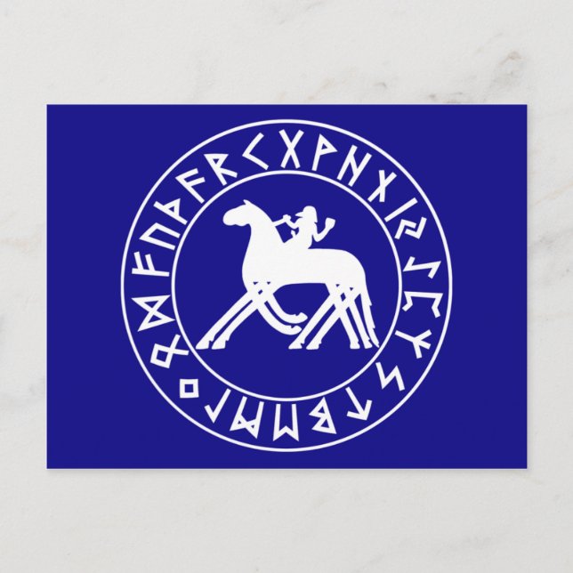 vycard Sleipnir Shield på Blk Vykort (Framsida)