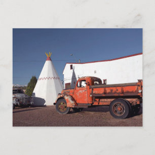 vycard Wigwam Motel Holbrook Arizona Vykort