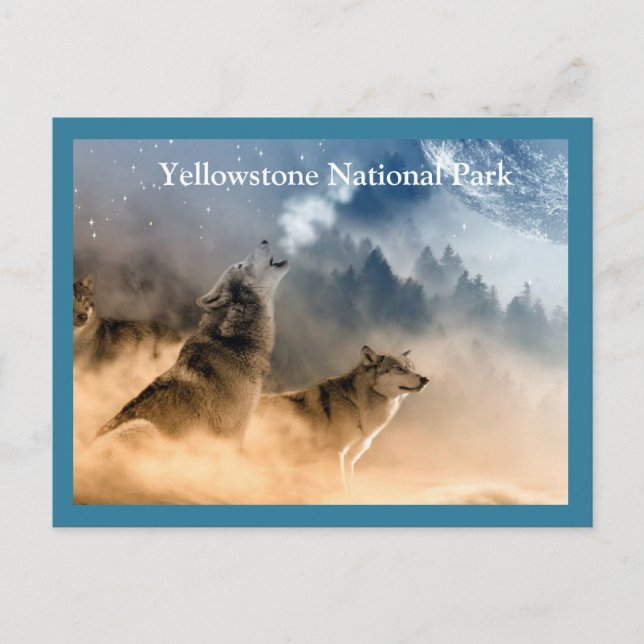 Vyellowstone-vykort för Varger Vykort (Framsida)